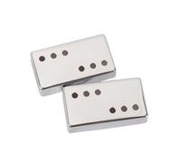 Yardwe 2pcs Pickup Cover Electric Guitar Pickups Metal Humbucker Cover Silver