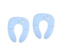 Yardwe 2pcs Portable Folding Toilet Training Seat for Boys and Lightweight Outdoor Toilet Ring Pad Easy to Assemble and Carry for Travel and Home Use Splash Guard