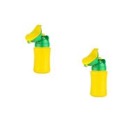 Yardwe 2pcs Portable Potty Bottle with Leak Seal Ergonomic Urinal for Boys and Travel Emergency Toilet for Car and Outdoor Use Splash Guard Design