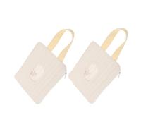 Yardwe 2pcs Portable Wet Wipes Dispenser for Travel Refillable Wipe Holder Compact Baby Container Lid for Diaper Bags and Nursery