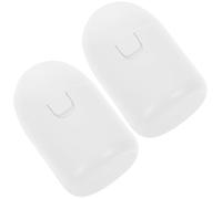 Yardwe 2pcs Portable White Menstruation Cup Storage Box Made of Sturdy Pp Material with Easy to Store and Sanitation Features, for Business Trip and Work Use as Women Personal Accessories