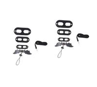 Yardwe 2pcs Reptile Traction for Outdoor Use Lizard Pulling Rope and Chest Strap for Squirrels and Pets Black Wings