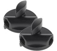 Yardwe 2pcs Rotatable Microphone Arm Clips Adjustable Mic Holder Clamps for Boom/desk Stands, Sturdy Mic Mount Accessories for Professional Recording and Streaming