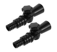 Yardwe 2pcs Rotatable Mop Joint Adapter with Threaded Extension, Multi-angle Swivel Pole Connector for Broom and Window Cleaning Tools, Suitable for Gutter and Roof Maintenance