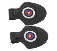 Yardwe 2pcs Rubber Limb Pads Lightweight Protective Foot Pads for Recurve Tips Outdoor Accessories Prevention Durable Flexible Design