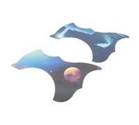 Yardwe 2pcs Self-adhesive Guitar Pickguard Protective Sticker for Decor Creative Guitar Fretboard Sticker for Music Boys and Girls