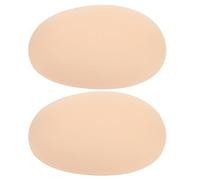 Yardwe 2pcs Self-Adhesive Silicone Hip Pads for Women Oval Side Buttock Inserts Enhance Curves Lift and Shape Buttocks Comfortable Lightweight Sponge Padding for