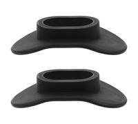 Yardwe 2pcs Silicone Diving Regulator Lip Protector Cover for Comfortable Breathing Experience, Portable Design, Black Colour Suitable for Swimming and Underwater Activities