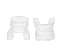Yardwe 2pcs Silicone Scuba Regulator Accessories Mouthpiece, Secure and Non-slip Diving Regulator and Snorkel Mouthpiece Replacement, Easy to Clean Spare