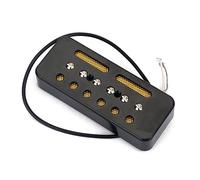 Yardwe 2pcs Soapbar Single Coil Pickups for Electric Guitar Bass Classic Balance Tones Pvc Coated Magnet Wire Ceramic Magnet Guitar Pickup Replacement