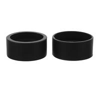 Yardwe 2pcs Soft Rubber Microscope Eyepiece Covers 32-35mm Eye Shield Cups for Laboratory Use, Wear Resistant Longer Service Life Protecting Microscope Eyepieces
