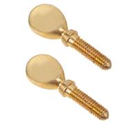 Yardwe 2pcs Solid Brass Sax Neck Screws Precision Tightening Attach Parts for Soprano Alto Tenor Saxophones Enhance Sound Easy Installation Durable Compatible Accessories