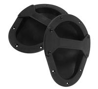 Yardwe 2pcs Speaker Handles Replacement with Ergonomic Plastic Pulls, Black Recessed Heavy Duty Speaker Box Handles for Portable Loudspeaker Attachment and Stage Equipment