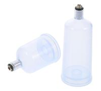 Yardwe 2pcs Split-Type Airbrush Paint Cup Airbrush Paint Bottles for Painting Replaceable Material Cup Easy Cleaning Plastic