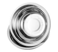 Yardwe 2pcs Stainless Steel Pet Feeding Bowls High Base Cat Water and Food Feeder Bowls for Neck Protection Suitable for Cats and Small Dogs