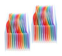 Yardwe 2pcs Standing File Folder Small Accordion Folder Plastic Expanding Design Easy to Carry Manage Files Large Capacity for Offices Photos Letters