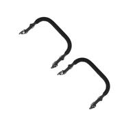 Yardwe 2pcs Stroller Armrest Crossbar Handle Adjustable Boy Girl Pushchair Replacement Handlebar Plastic Handlebar Sponge Padding for Lightweight Stroller Travel System