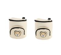 Yardwe 2pcs Stroller Hanging Bag Spacious Organizer for Diapers Toys Snacks Outdoors Travel Parenting Essential