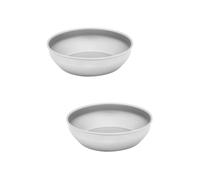 Yardwe 2pcs Titanium Lid for Alcohol Burner Cover Camping Stove Accessory Protector Lid for Alcohol Lamp Stove