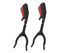 Yardwe 2pcs Trash Grabber Tool Lightweight Ergonomic Handle with Precision Teeth for Secure Grip Handy Reaching Aid for Elderly Back Relief Outdoor Litter Picking and Leaf Collection