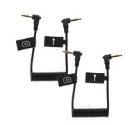Yardwe 2pcs Trs to Adapter Cable Coiled Microphone Cable for Mobile Phones Cameras Audio Transmission for Sound Quality