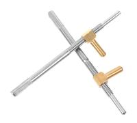 Yardwe 2Pcs Violin Bow Frog Screws Metal Replacement Parts Portable and Easy to Install Lightweight Violin Bow Repair Accessories for String Instrument Maintenance