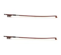 Yardwe 2Pcs Violin Bow Replacement Parts Comfortable Easy to Use Accessory for Professional Beginner Violin Players Neat Horsetail Hair for Loud Tone