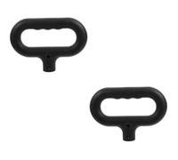 Yardwe 2pcs Wagon Cart Push Handle Trolley Handle for Camping Wagon Shopping Cart Ergonomic Cart Push Replacement for Camping Supply Grip Replacement