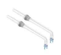 Yardwe 2pcs Water Flosser Replacement Heads for Braces and Implants, Acrylic Oral Irrigator Accessories Advanced Plaque Removal and Gentle Massage, Portable Water Flosser Tips for Home