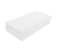 Yardwe 2pcs White Quadrate Plastic Pin Boards for DIY Projects and Flower Arrangement, Elastic Foam Boards with Spreading Wings, Experimental Equipment for Crafting and Handmade Models