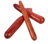 Yardwe 2pcs Wooden Foot Massage Tools for Acupoint Therapy and Fatigue Relief, Portable Cross Round Shape Massaging Sticks, for Foot and Hand Relaxation at Home Or Work