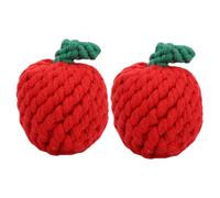 Yardwe 2pcs Woven Chew for Puppies Bite Resistant Molar to Promote Healthy Teeth and Gums Interactive Pet Plaything for Exercise and Destructive