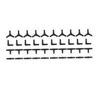 Yardwe 2sets Aquarium Airline Connectors Kit Hose Accessories Air Compressor Parts 20pcs*2