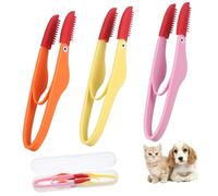 Yardwe 3 Pcs Pet Tear Marks Brush Eye Cleaner for Dogs and Cats Storage Box, Grooming Tool for Small Dogs and Kittens, Safe Eye Cleaning for Rabbits and Rats