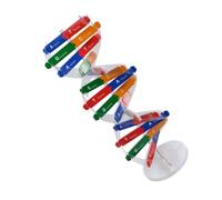 Yardwe 3 Sets Dna Double Helix Model Kit DIY Assembly Science Teaching for School Projects and Interactive Learning Enhances Concentration and Understanding of Genetics Random Color
