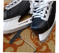 Yardwe 30 pcs Stainless Steel Ice Skate Lace Tightener Set Durable Portable Lace Puller Tool for Figure Skating Hockey Roller Skates and Sports Shoes
