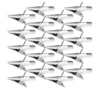 Yardwe 300pcs Christmas Ornament Clip with Mini Flower Spike Spring Design
