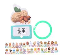 Yardwe 30pcs Kindergarten Flash Cards for Early Learning Engaging Educational Tool for Fun Cognitive Development Playthings present for Birthdays and Festivals