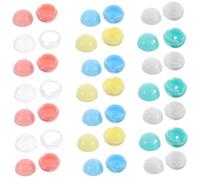 Yardwe 30Pcs Mini Vending Machine Capsules Plastic Prize Containers for Gumball Machines for Parties DIY Projects and Educational Fun Includes Each