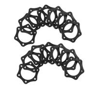 Yardwe 30pcs Rubber Mic Sleeve Roll Fall Protection Handheld Microphone Shockproof Ring Mic Covers for Microphones