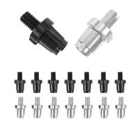 Yardwe 32pcs Bicycle Brake Lever Adjuster Screws M7 for Bike Brake Systems | Metal Build, Black and Silver Options, Broad Compatibility, Steady Response for City Commuting and Outdoor Riding