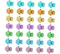 Yardwe 35pcs Glow Dark Mini Mushroom Ornaments Resin Figurines for Micro Landscape DIY Realistic Lightweight Mushroom Decorations for Indoor Outdoor Garden Terrarium Craft