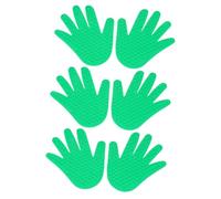 Yardwe 3pairs Handprint Pacthes Massage Point Sheets Coordination Training Prop for Childrens Educational Supplies Family Handprint Kit Activity