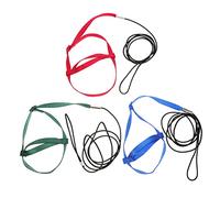 Yardwe 3pcs Adjustable Parrot Training Leash Kit Lightweight Bird Fly Training Rope for Outdoor Use for Cockatiels Budgies and Other Pet Birds