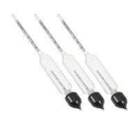 Yardwe 3pcs Analytical Hydrometer for Milk Composition Testing Glass Milk Density Meter Easy to Use Dairy Testing Meter for Grading Processes