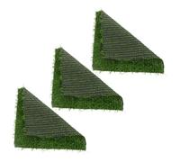 Yardwe 3pcs Chicken Nesting Case Pads Washable Fake Grass Mats for Chicken Coop Bedding Cushions Protect Eggs From Breakage