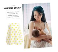 Yardwe 3pcs Cotton Nursing Cover Breastfeeding Shawl Soft Stroller Cover for Travel Outdoor Walks Easy to Wear Loose Fit Breastfeeding Scarf with Striped Pattern Random Style