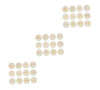 Yardwe 3pcs Creative Monthly Milestone Cards with Adorable Self Adhesive Stickers for Growth Tracking and Birthday Commemoration Unique Nordic Style Photo Props for Babys First Year