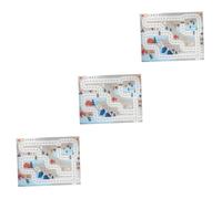 Yardwe 3pcs Creative Traffic Play Mat for Boy Girl Soft Portable Floor Puzzle Mat with Car Racing Track Design Educational Activity Rug for Indoor and Outdoor Use