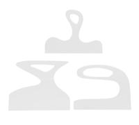 Yardwe 3pcs Cutting Board Handle Stencil Acrylic Handle Template Compatible with Wood and Plastic Easy to Store Cooking Use